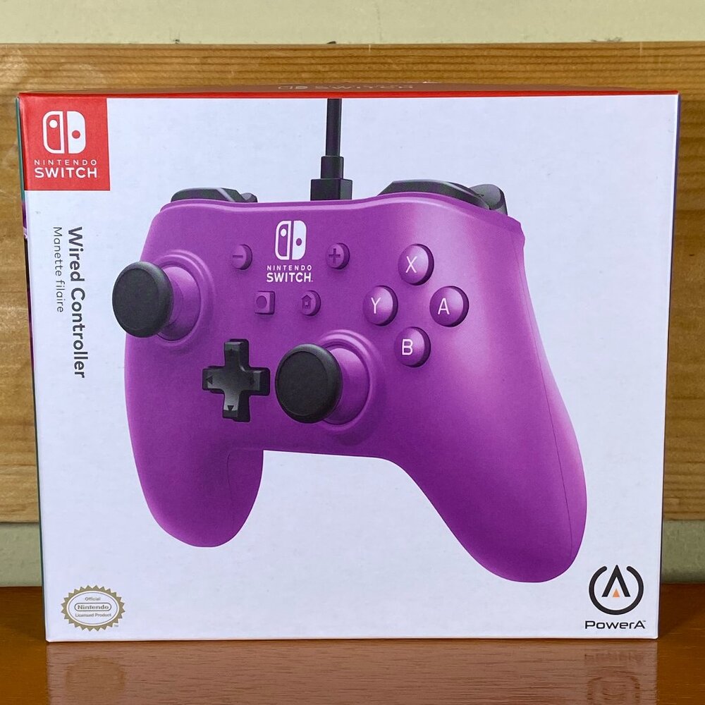 PowerA - Wired Controller for Nintendo Switch - Grape Purple